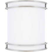 Amax éclairage blanc chaud bougeoir de mur de LED LED-WS18-W, 18W, 3000CCT, 1100 Lumens, 82 CRI, Nickel