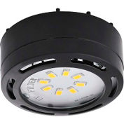 Amax éclairage LEDPL1-BLK a mené la lumière de rondelle, 4W, 3000 TDC, 360 Lumens, CRI 82, noir