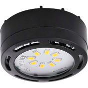 Amax Lighting LEDPL3-BLK LED Puck Light, 3- 4W, 3000 CCT, 1080 Lums, 82 CRI, Black, 3 light kit