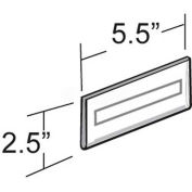 Porte-panneau de plaque signalétique à 122015 supports de plaque signalétique approuvés à l’échelle mondiale avec ruban adhésif, 5,5 po x 2,5 po