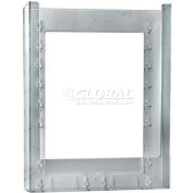 Global Approved 252330 Single Letter Wall Mount Brochure Holder 10-Pack 9,125 « x 11,25 »