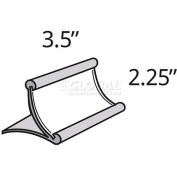 Global Approved 300884 Curved Countertop Sign Holder, 3,5 « x 22,25 », Métal,1 Pièce