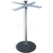 Global Approved 900048 Crossed Single Pole Bracelet/Necklace Countertop Display, 19" High, 9" Base