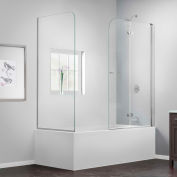 SON DreamLine-3636580-RT-01 AquaFold à charnières porte de baignoire, Chrome, 56 au 60 "x 30" x 58 "
