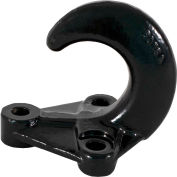 Acheteurs produits enduit de poudre noire 3 trous Drop forgé vissé robuste attelage - B076A