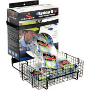 Horizon Mfg. 200 Pair Foam Earplug Dispenser Box Rack With Anti-Spill Wire Tray, 4001, 10-1/2"L