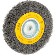 DeWALT HighPerformance™ Bench Grinder Brush, DW4904, 6" Diameter, 5/8"-1/2" Arbor, 6000 RPM