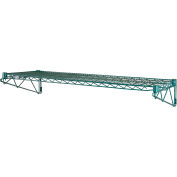 Nexel® Poly-Green® Wall Mount Wire Shelf - Niveau supplémentaire 48"W x 18"D