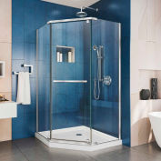 DreamLine SHEN-2134340-01 Prism 34 1/8" x 34 1/8" Frameless Pivot Shower Enclosure Chrome Finish
