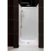 DreamLine DL-6195C-01 SlimLine 32" x 32" Shower Base & QWALL-5 Shower Backwall Kit