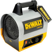 DeWALT® Portable Forced Air Electric Heater W/ Adjustable Thermostat, 120V, 1 Phase, 1650 Watt