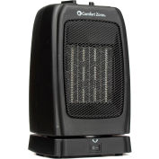 Comfort Zone® CZ448 Oscillating Ceramic Heater – Portable Fan Forced – Black - 750-1500 Watt