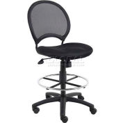 Maille Boss rédaction tabouret - tissu - noir