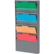 Global Industrial Hanging 10 Pocket Wall Mounted Medical Chart File Holder