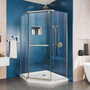 Dreamline SHEN-2138380-04 Prism Pivot Shower Enclosure, Brushed Nickel, 38-1/8" x 38-1/8" x 72"