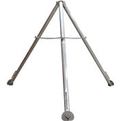 Tripod Hoist Stand - Aluminum - Fixed Height Legs - 1,000 Lbs Capacity