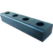 Global Industrial™ High-Impact Hardened Molded Dock Bumper - 20"L x 4.5"W x 3"H - Sold Each