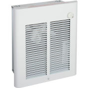 Small Room Commercial Fan Forced Wall Heater W/ Integral Double Pole Thermostat, 1500 Watt, 120V