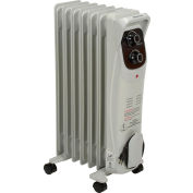 Comfort Zone® Heater Deluxe Oil Filled Radiator CZ8008 - 1500/900/600 Watt