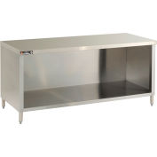 Aero Manufacturing 304 Table d’armoire en acier inoxydable, 48 x 24 », Base fermée