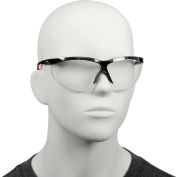Uvex® S3300HS Genesis XC Safety Glasses, Black Frame, Clear HS Lens