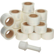 Banding Stretch Wrap, Fonte, Calibre 120, 3"Wx700'L, Clair, qté par paquet : 18