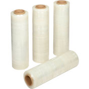 Stretch Wrap, Soufflé, Calibre 80, 18"Wx1600'L, Clair, qté par paquet : 4