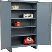 Global Industrial™ 12 Gauge Gray Heavy Duty Cabinet, 60" W x 24" D x 78" H