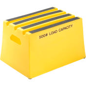 1 étape étape plastique Stand - jaune 19-1/2" W x 14 « D x 12 » H - ST-1 YEL
