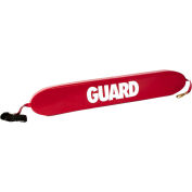 Kemp 40" Rescue Tube With Brass Clips, Red Guard Logo, 10-203-RED