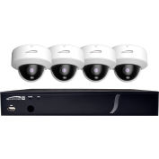 8 et DVR 4 canaux HD-TVI Speco ZIPT84D2 dôme caméra Kit, 2 to