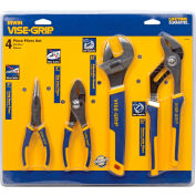 IRWIN VISE-GRIP® 2078705 4 PC Plier Set (Long Nose, Slip Joint, Tongue & Groove, Adj. Wrench)