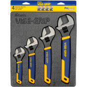 Irwin 2078706 4 PC. 6", 8", 10" & 12" Adjustable Wrench Set In Tray