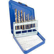 10-pc spirale extracteur & Drill Bit défini dans Index métallique