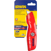 Couteau à lame autorétractable Irwin 2088600 avec poignée ergonomique antidérapante