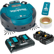 Makita®LXT® Lithium-Ion Cordless Robotic Vacuum W/ Batteries & Charger, 18" Cleaning Width