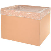 Global Industrial™ Elastic Gaylord &Tote Bin Cover, 4 Mil, 65"Lx65"W, qté par paquet : 25