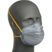 Moldex 4800 4800N95 Series AirWave® N95 Particulate Respirator, OV/Ozone Relief, M/L, 8/Box