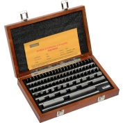 Fowler 53-672-081-0 Shop-Blox Rectangular Gage Block Set - 81 Pièces