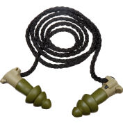 Moldex 6498 BattlePlugs® Impulse Protection Reusable Earplugs, Corded, Medium, NRR 9dB/24dB