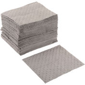 Global Industrial Universal Pad, Medium Weight, 15" x 18", Gray, 100/Pack