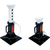 AME 24 Ton Heavy Duty Jack Stands, 1 Pair, Flat Handle - 14425