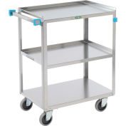 Chariot utilitaire en acier Lakeside® avec 3 étagères, 500 lb. Capacité, 39-1/4"L x 23-3/8"L x 49-1/4"H