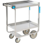 Lakeside® 521 NSF HD Stainless 2 Shelf Cart 32-5/8 x 19-3/8 x 35-1/2 700 Lb Cap
