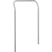 Nexel® AH24S Poignée de chariot utilitaire en acier inoxydable 24 « W