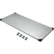 Nexel® S2454SZ Solid Galvanized Shelf 54"W x 24"D - Pkg Qty 2