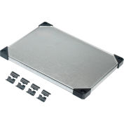 Nexel® S1824SZ Solid Galvanized Shelf 24"W x 18"D
