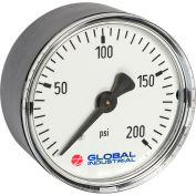 Global Industrial™ 1-1/2 » Jauge de pression, 160 PSI/KG/CM2, 1/8 » NPT CBM, Plastique