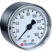 Global Industrial™ 2 » Pressure Gauge, 160 PSI, 1/8 » NPT CBM, Acier