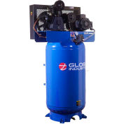 Global Industrial™ Compresseur d’air à piston à deux étages, 5 HP, 80 Gal., 1 Phases, 230V